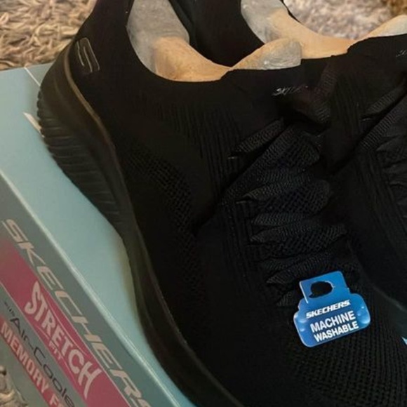 BRAND NEW women skechers ultra flex light weight black shoes size US 10 - Picture 6 of 8